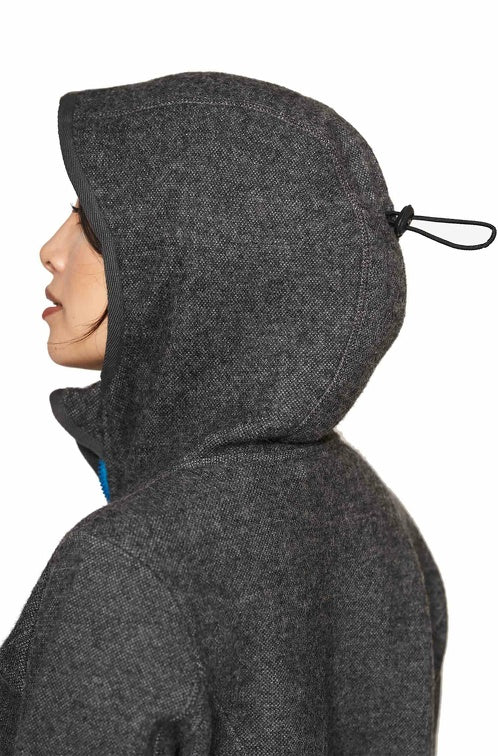 Kapuzenjacke Damen ALPACA SPORT mit 50% Alpaka