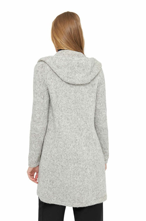 Long Cardigan ANNABELL mit Bio Baumwolle - ungefärbt
