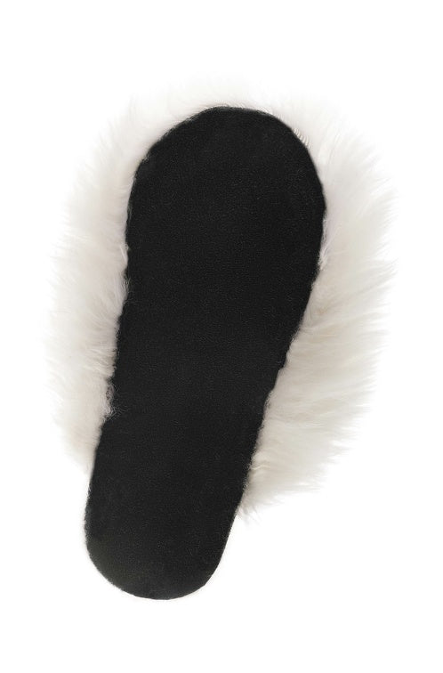 Pantoffeln KUSCHEL aus 100% Alpaka Fell