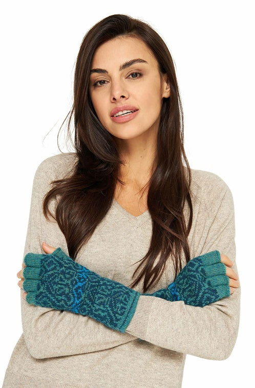 Fingerlose Handschuhe CHIMU aus 100% Baby Alpaka