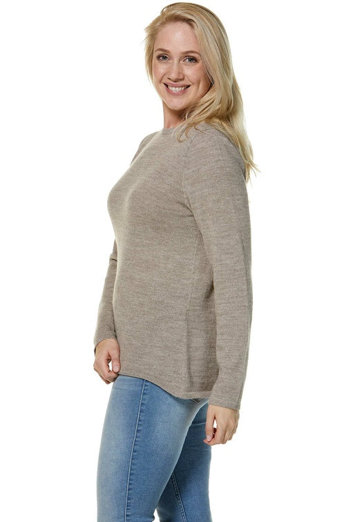 Pullover BASIC aus 100% Alpaka