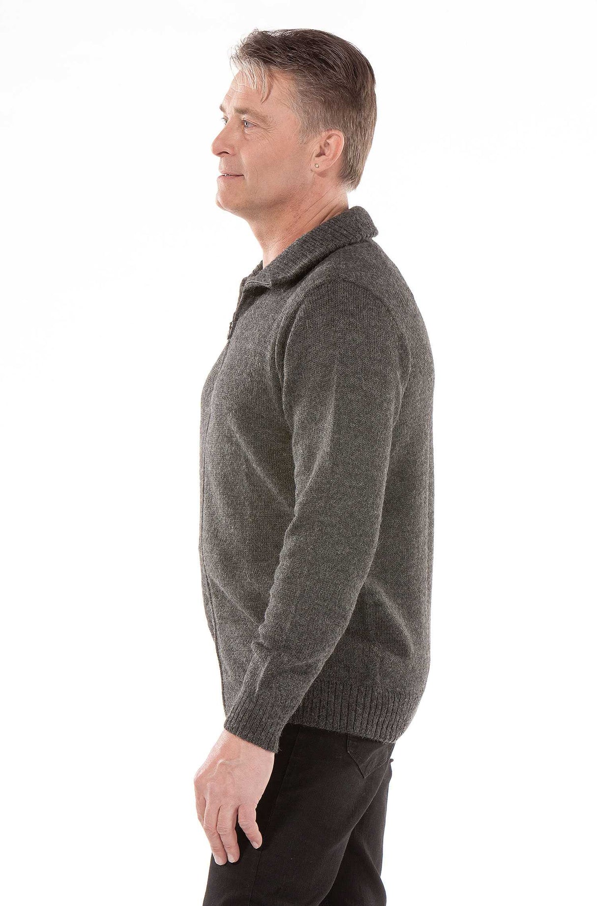 Strickjacke RONALDO XXXL aus 100% Alpaka