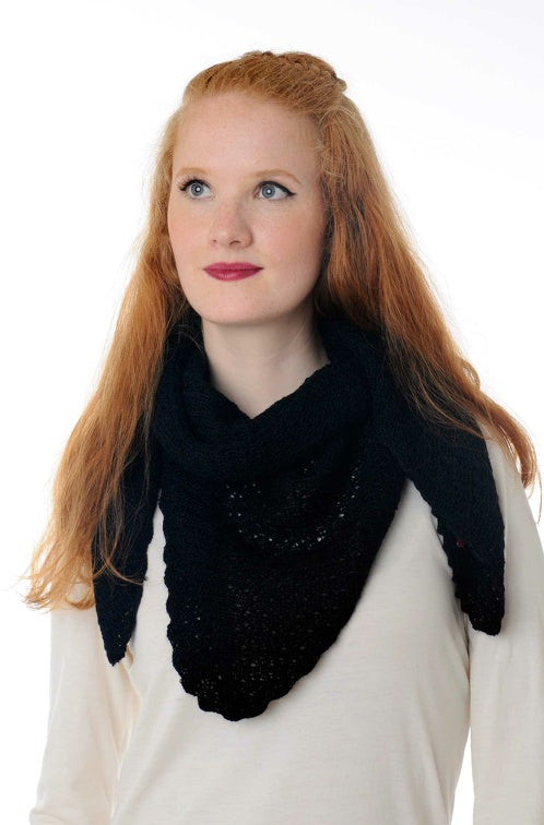 Schal Dreieck MARIPOSA aus 100% Alpaka