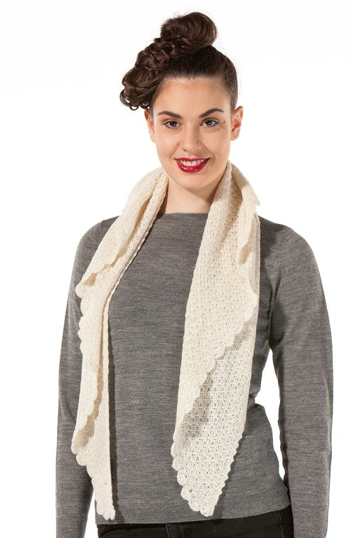 Schal Dreieck MARIPOSA aus 100% Alpaka