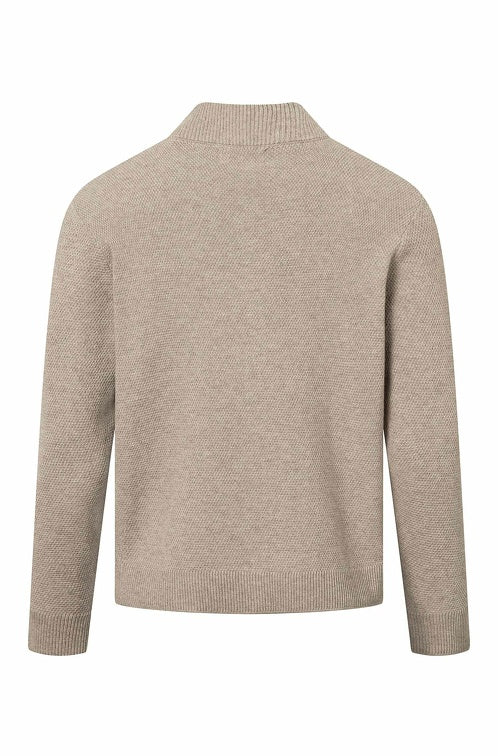 Strickjacke ALAYO mit Zipper mit 30% Alpaka