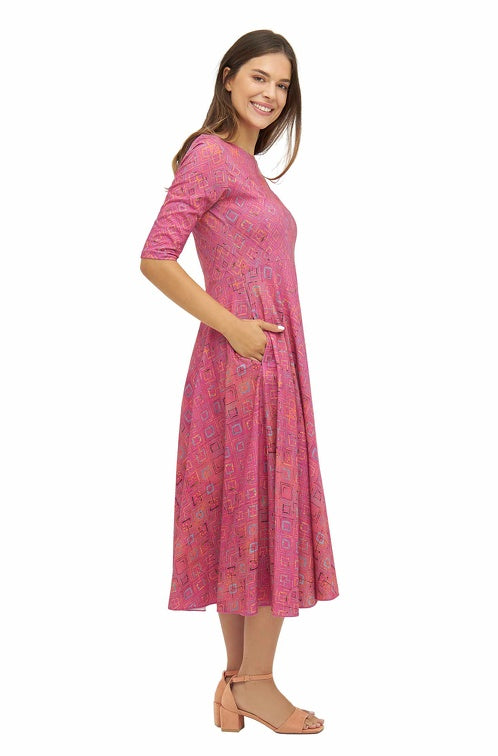 Kleid SALMA aus 100% Bio-Pima-Baumwolle