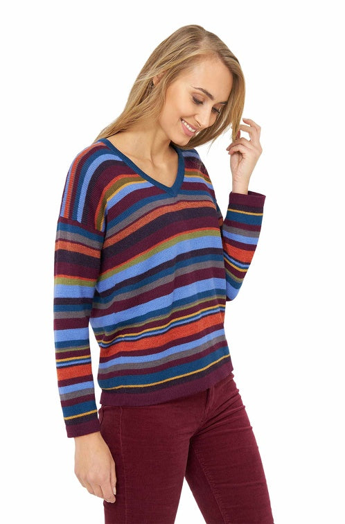 Pullover ARCO IRIS aus 100% Alpaka