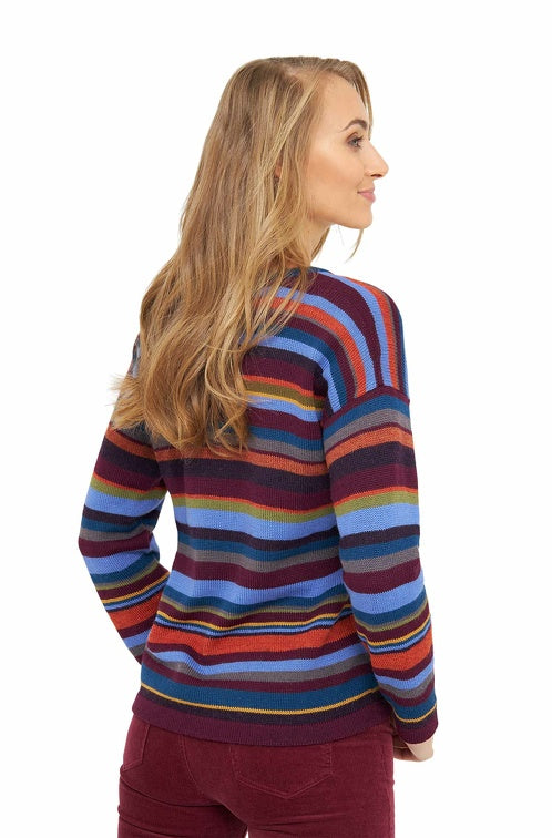 Pullover ARCO IRIS aus 100% Alpaka
