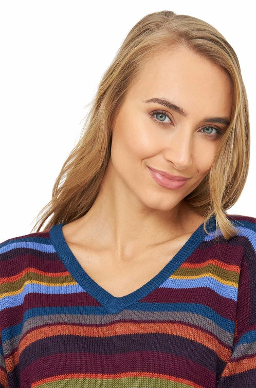 Pullover ARCO IRIS aus 100% Alpaka