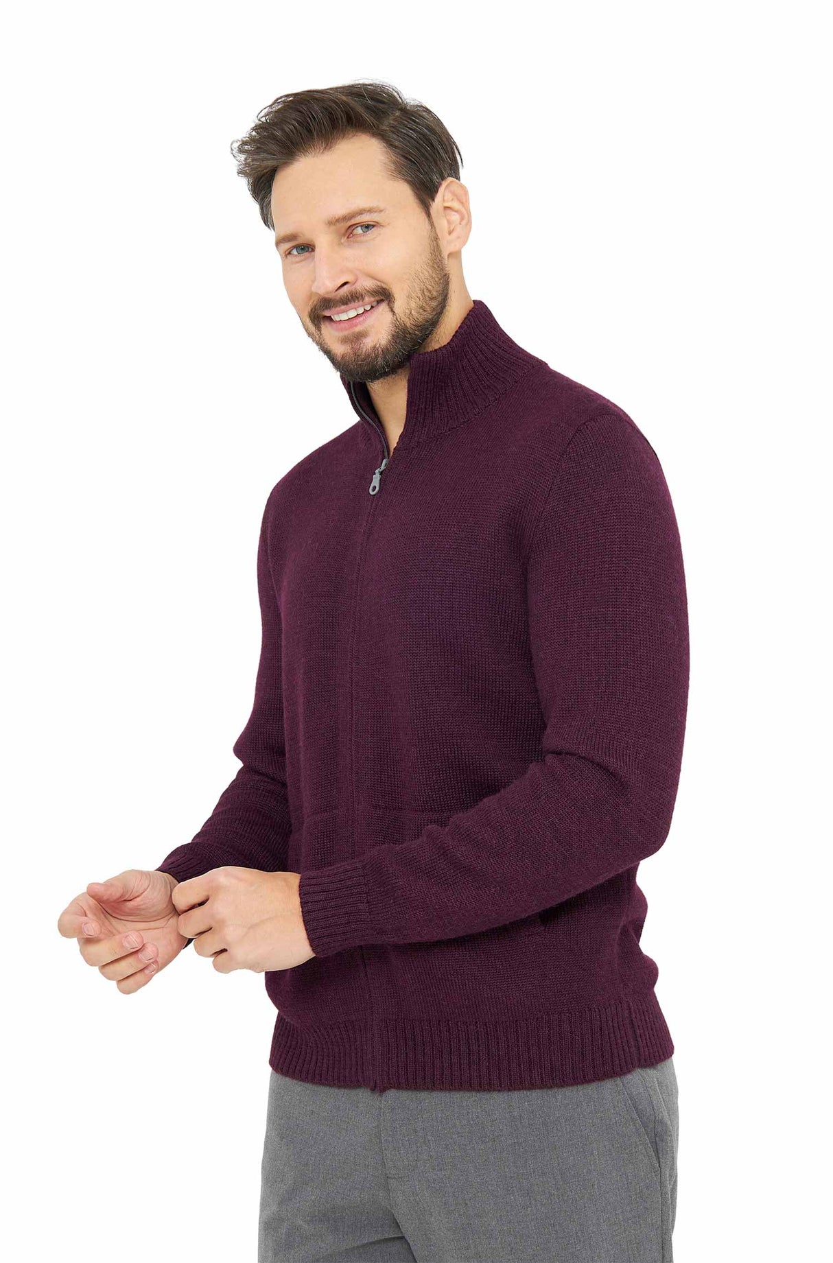 Strickjacke RONALDO XXXL aus 100% Alpaka