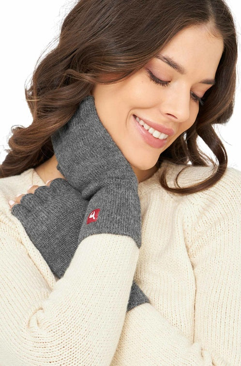 Handschuhe HALBFINGER aus 100% Alpaka