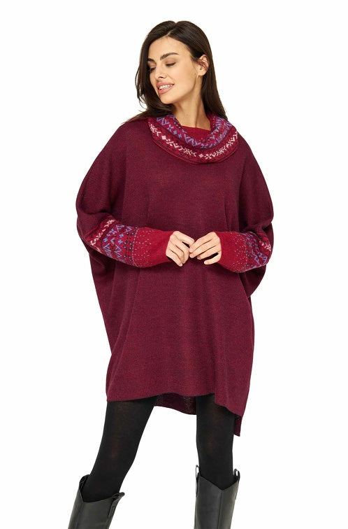 Rollkragen-Pullover PUKA aus 100% Alpaka puka one-size