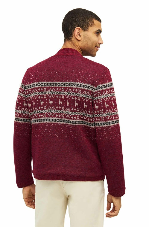 Herren Strickjacke NEVADO aus 100% Alpaka