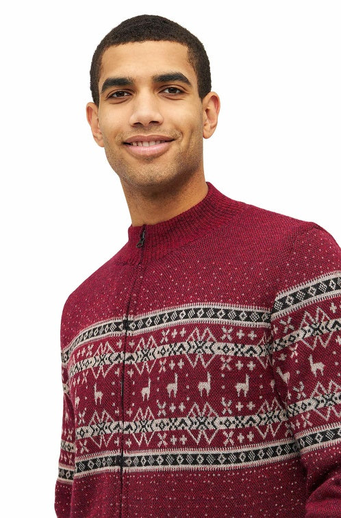 Herren Strickjacke NEVADO aus 100% Alpaka