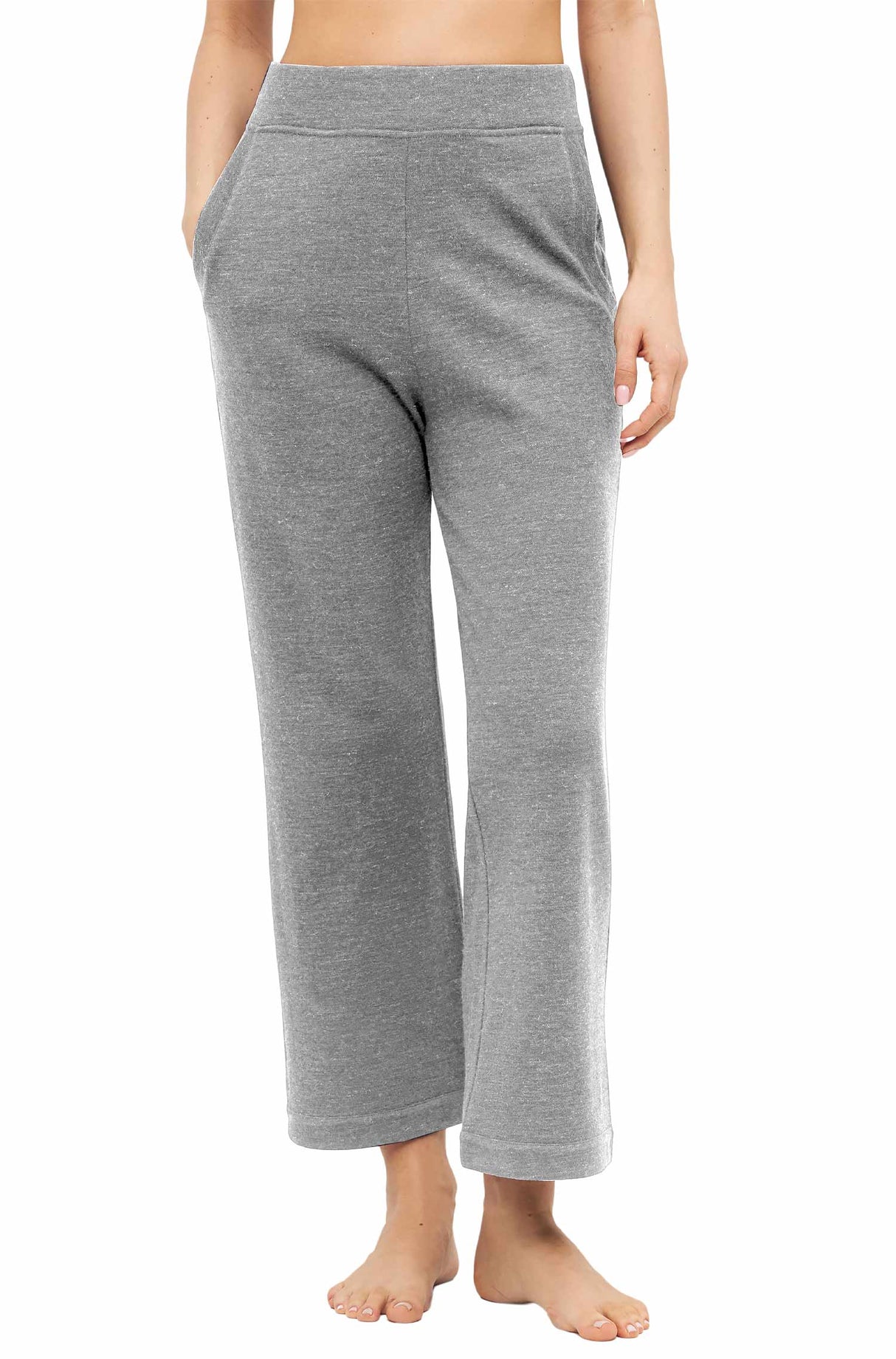 Thermo Lounge-Hose Damen ANDEN ACTIVE mit 60% Premium Alpaka silber-melange