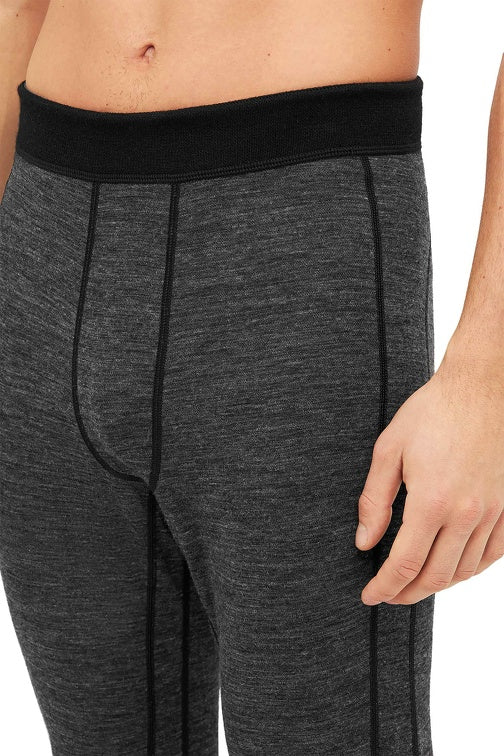 3/4 Thermo-Hose Herren ANDEN ACTIVE mit 60% Premium Alpaka anthrazit