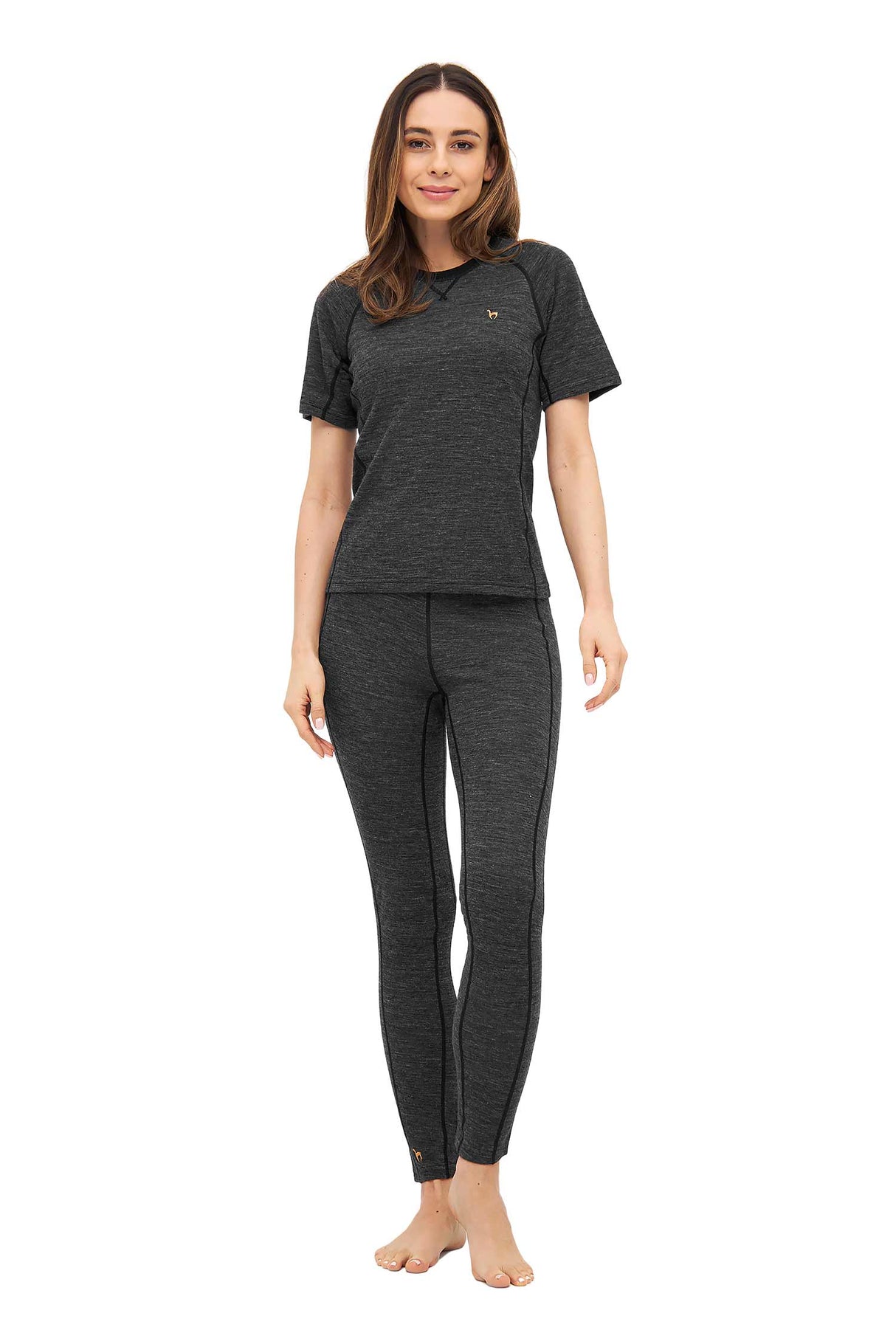 Lange Thermo-Hose Damen ANDEN ACTIVE mit 60% Premium Alpaka