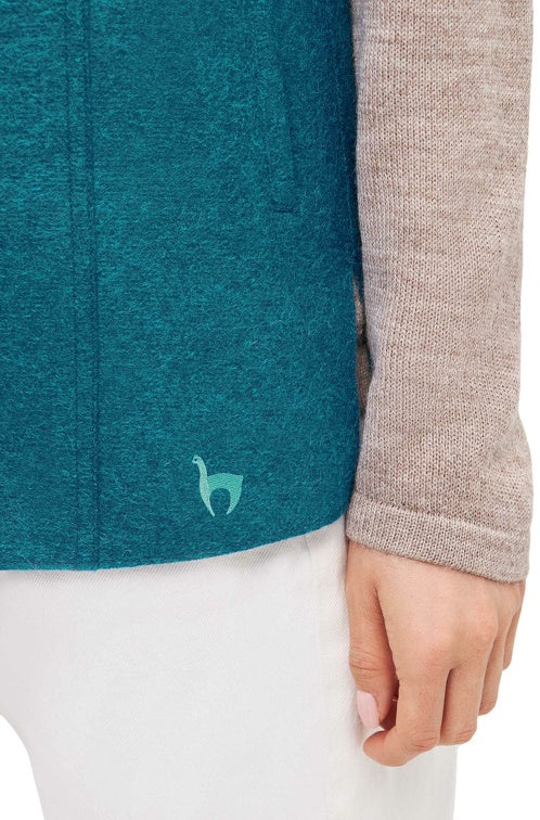 Walk-Weste AVELINA aus 60% Alpaka
