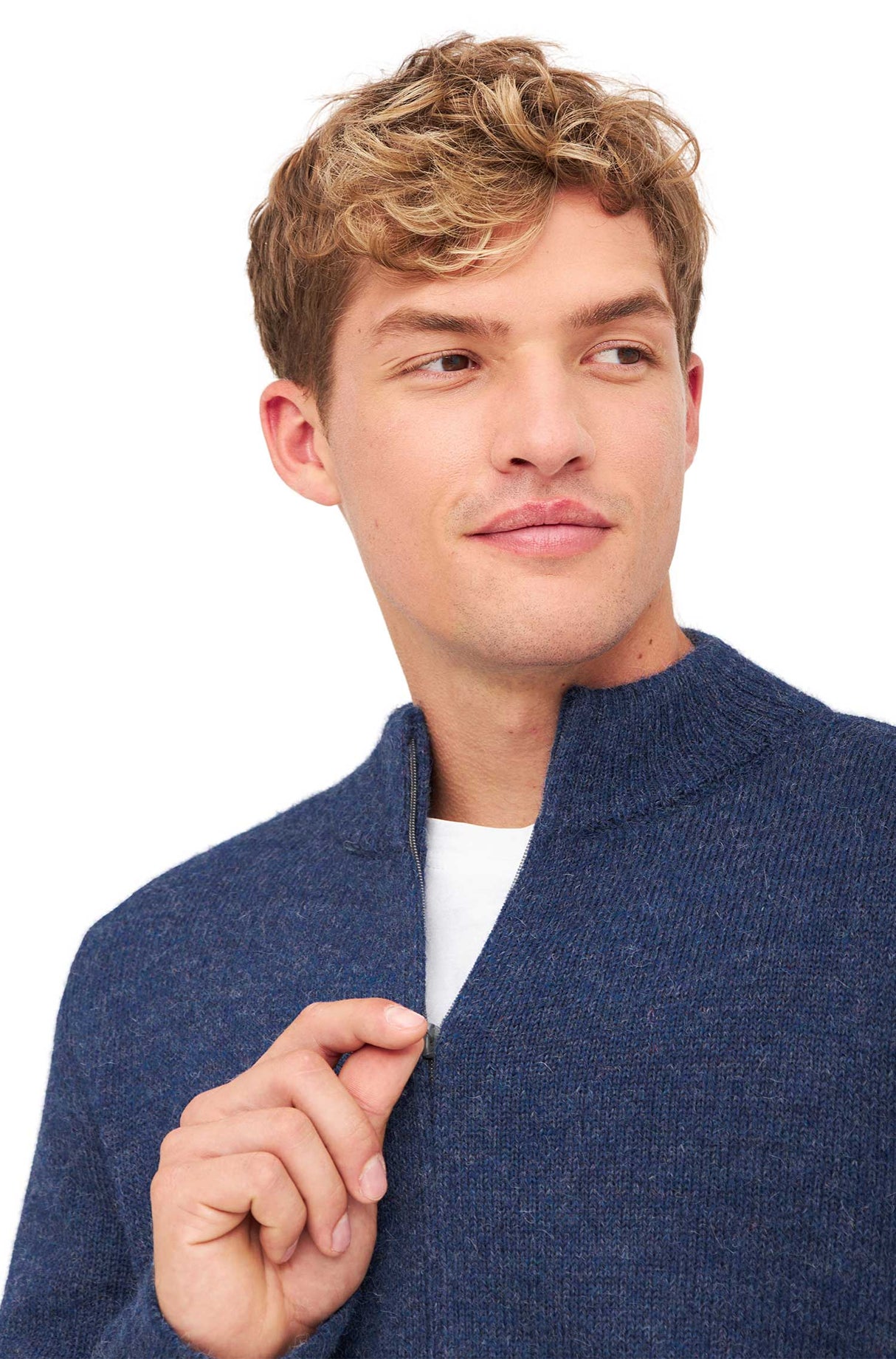 Strickjacke Outdoor Herren BEAU aus 100% Alpaka