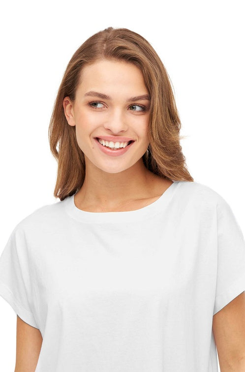 Camiseta BOXY de algodón orgánico Pima