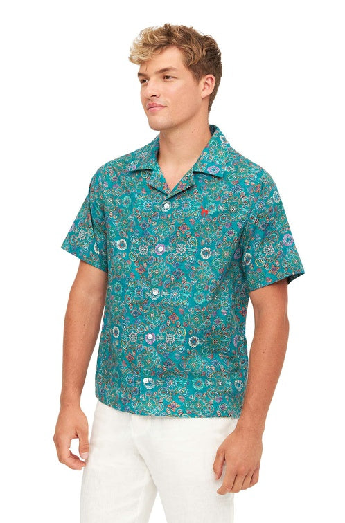 Hemd FLORAL ETHNO aus Bio-Pima-Baumwolle