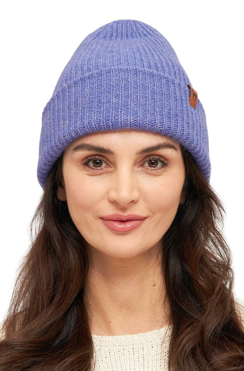 Alpaka Mütze PACA mit Merino kornblume one-size