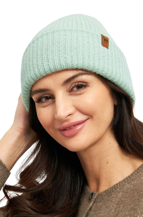 Alpaka Mütze PACA mit Merino seafoam one-size