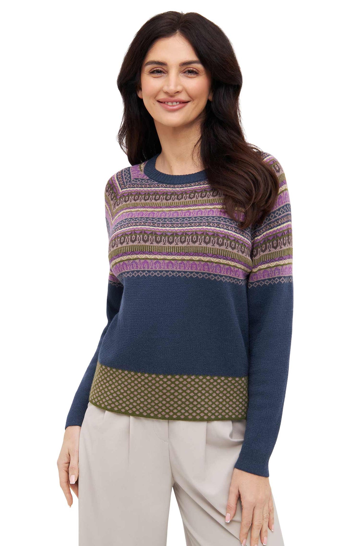 Pullover COLORES ANDEN aus 100% Alpaka