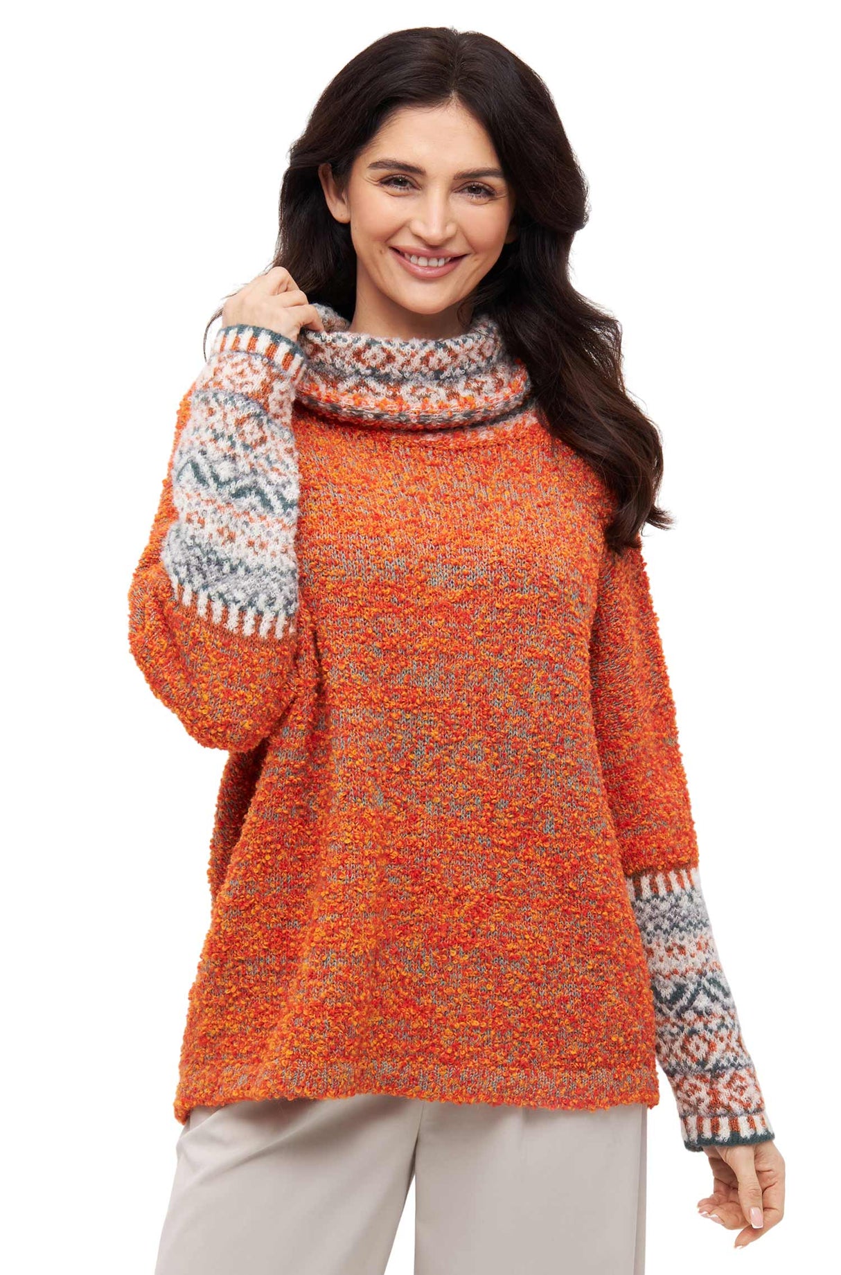 Pullover COLORES ANDEN aus 100% Alpaka - one size