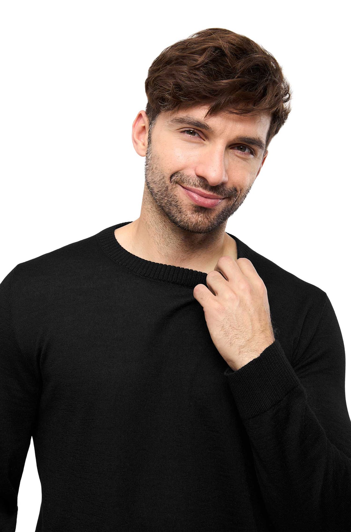 Herren Pullover APUSENTIAL aus 100% Alpaka