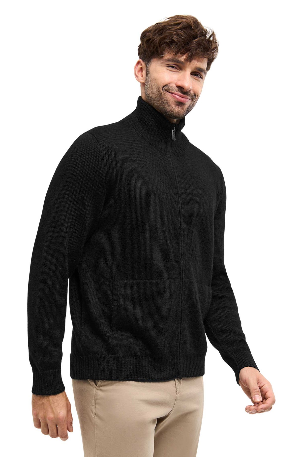 Strickjacke Herren RONALDO aus 100% Alpaka