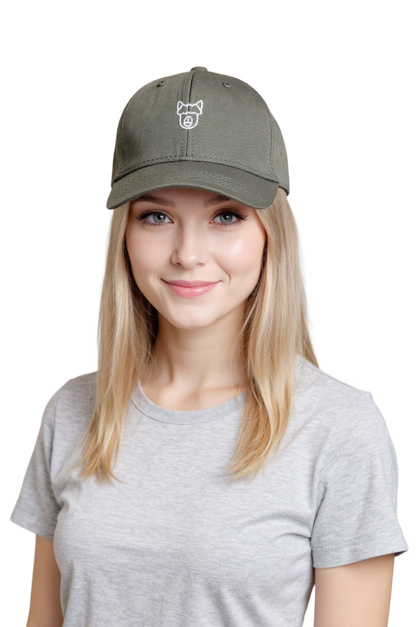 Cap aus 100% Bio-Baumwolle 🌿 mit gesticktem Alpaka-Logo