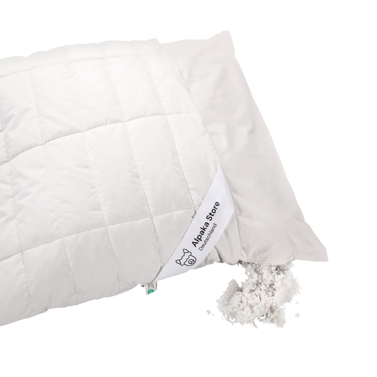 Alpaka Kopfkissen mit Schafwolle (kbT)