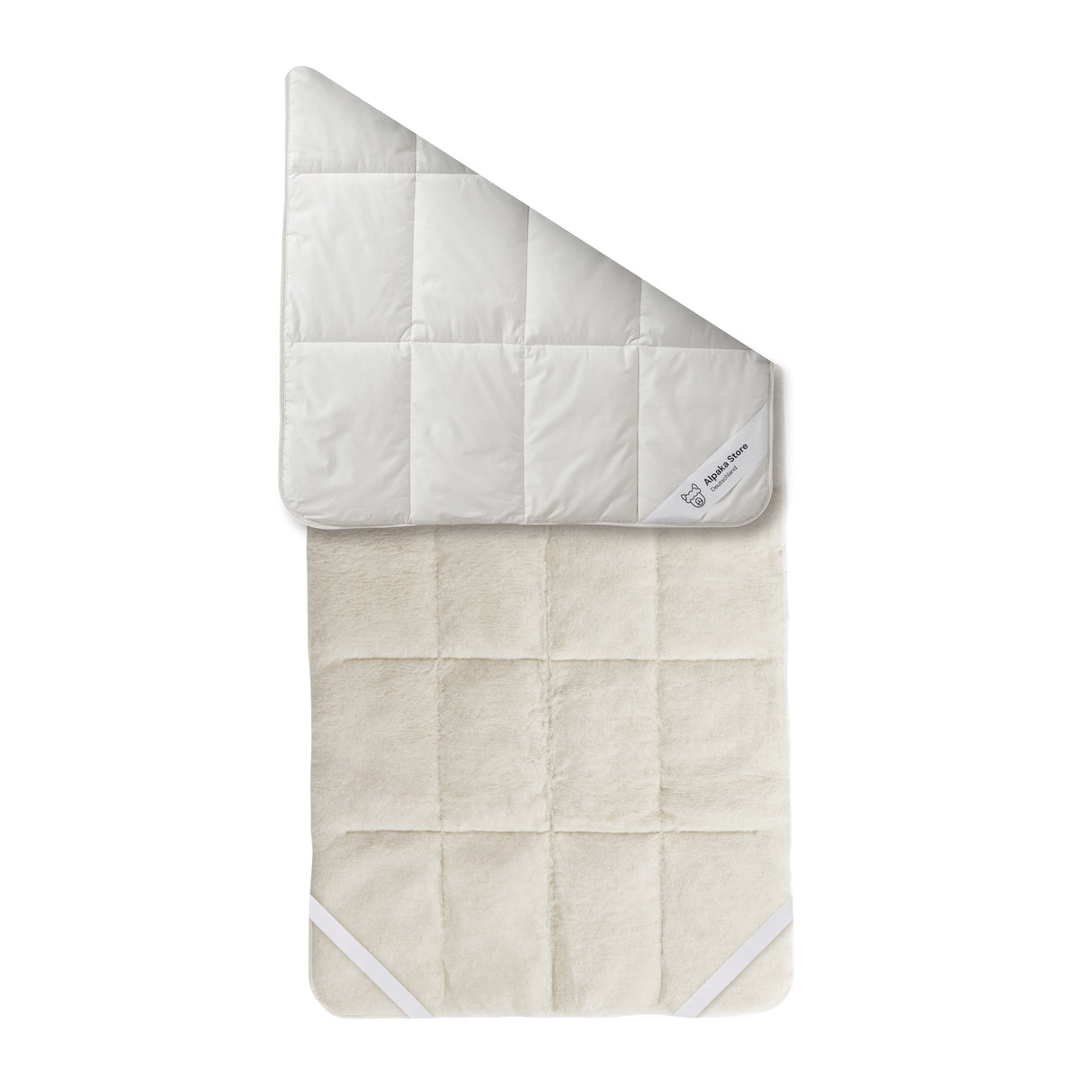 Alpaka Ganzjahres-Unterbett mit Alpakaflor 200x200 cm