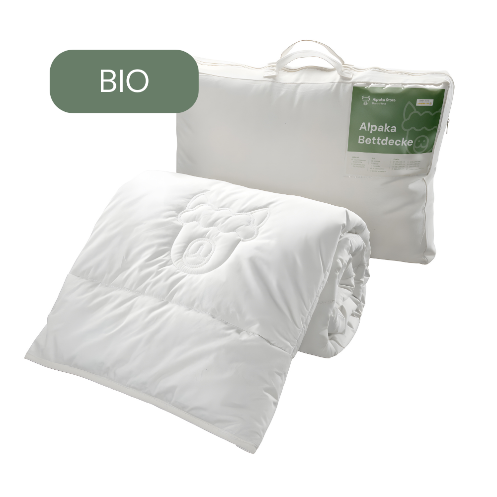 Bio Alpaka Bettdecke 100% Alpakadecke "Alpaka Store Deutschland"