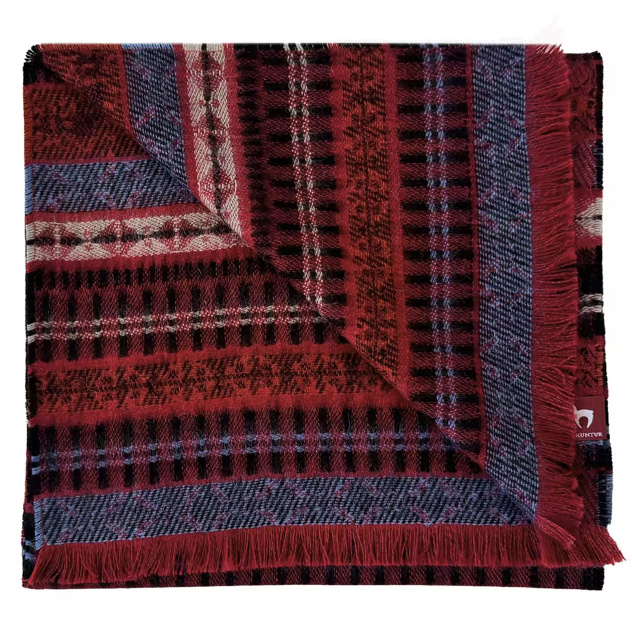 Webschal PUKA aus 100% Alpaka