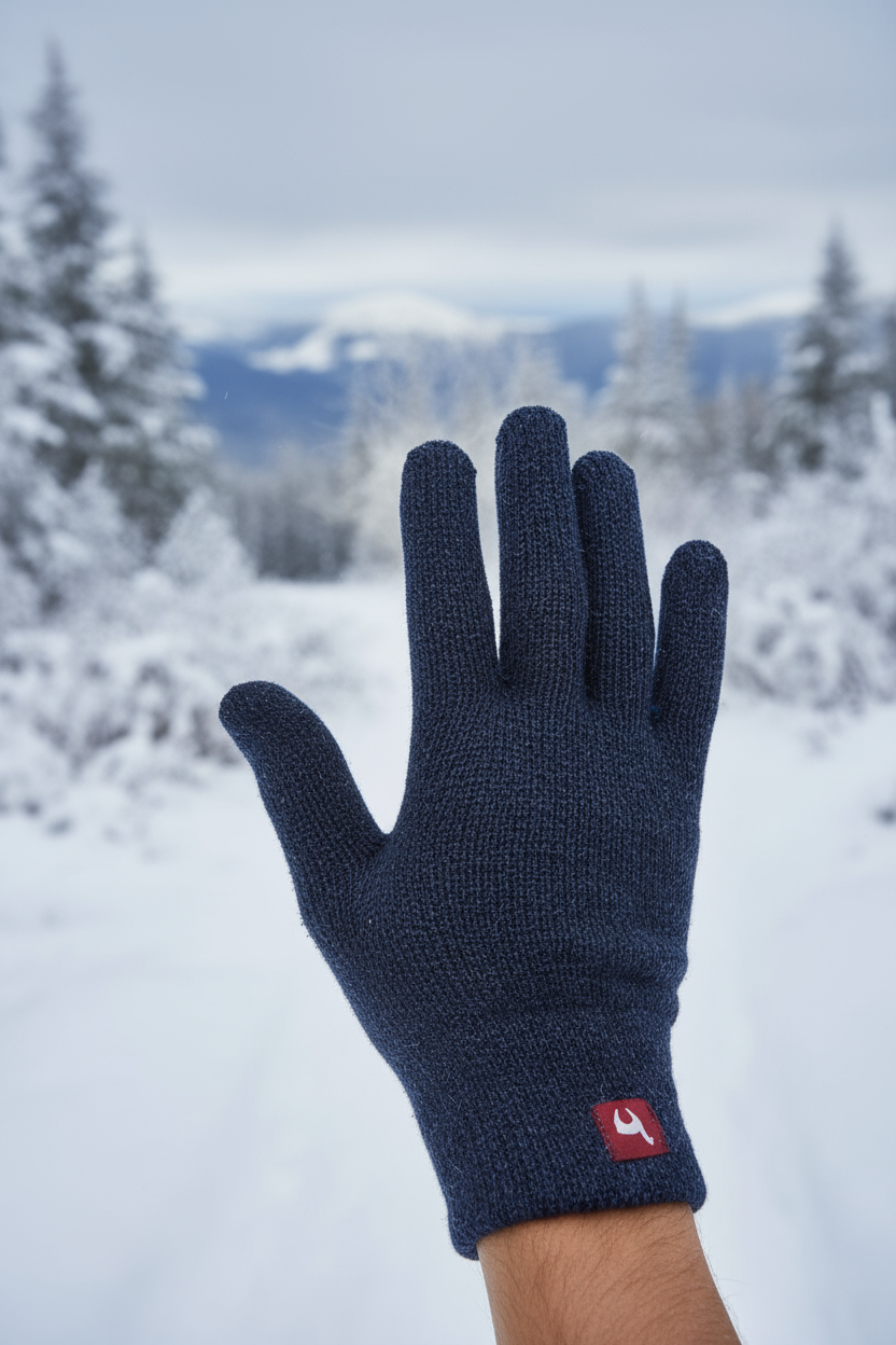 Finger gloves UNI made of 100% alpaca