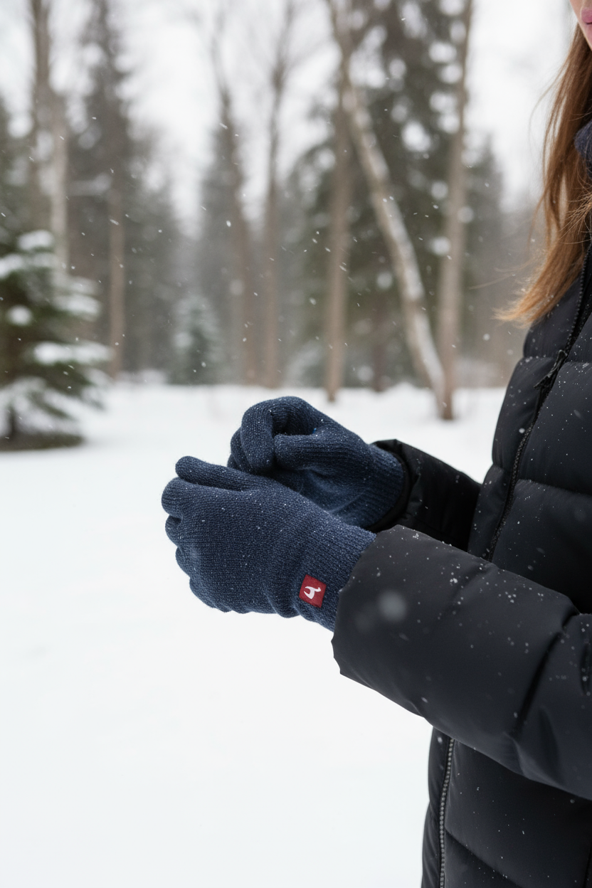 Finger gloves UNI made of 100% alpaca