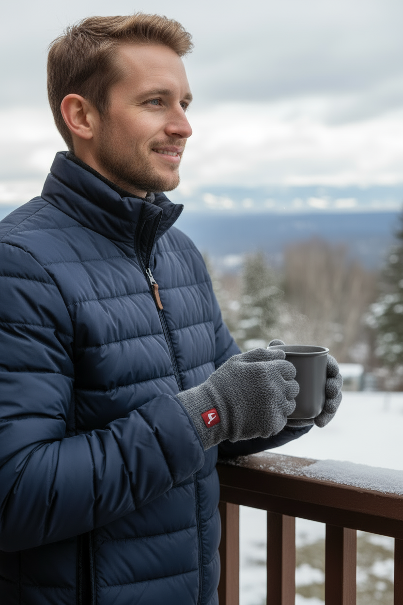 Finger gloves UNI made of 100% alpaca