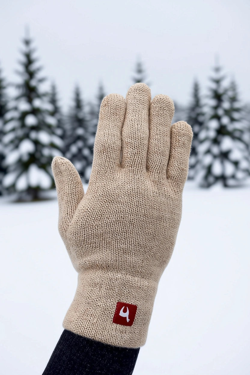 Finger gloves UNI made of 100% alpaca