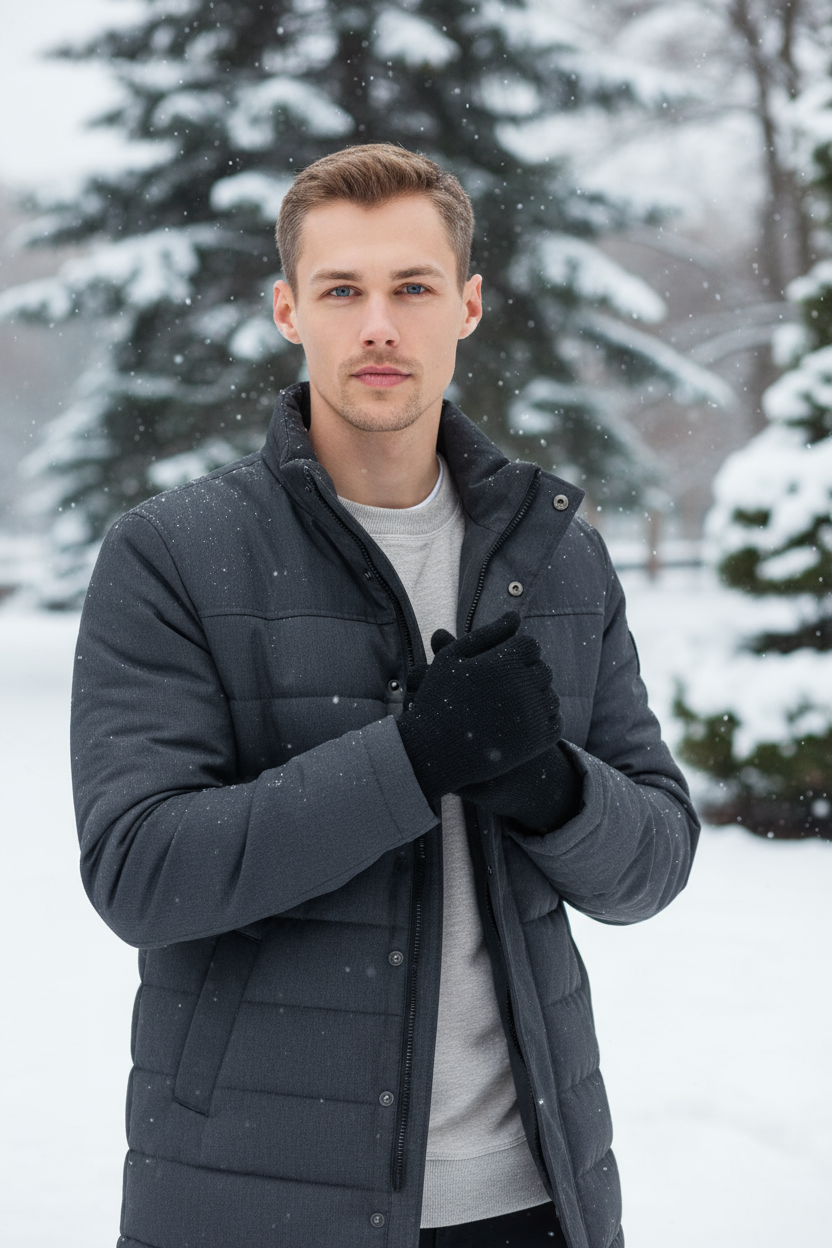 Finger gloves UNI made of 100% alpaca
