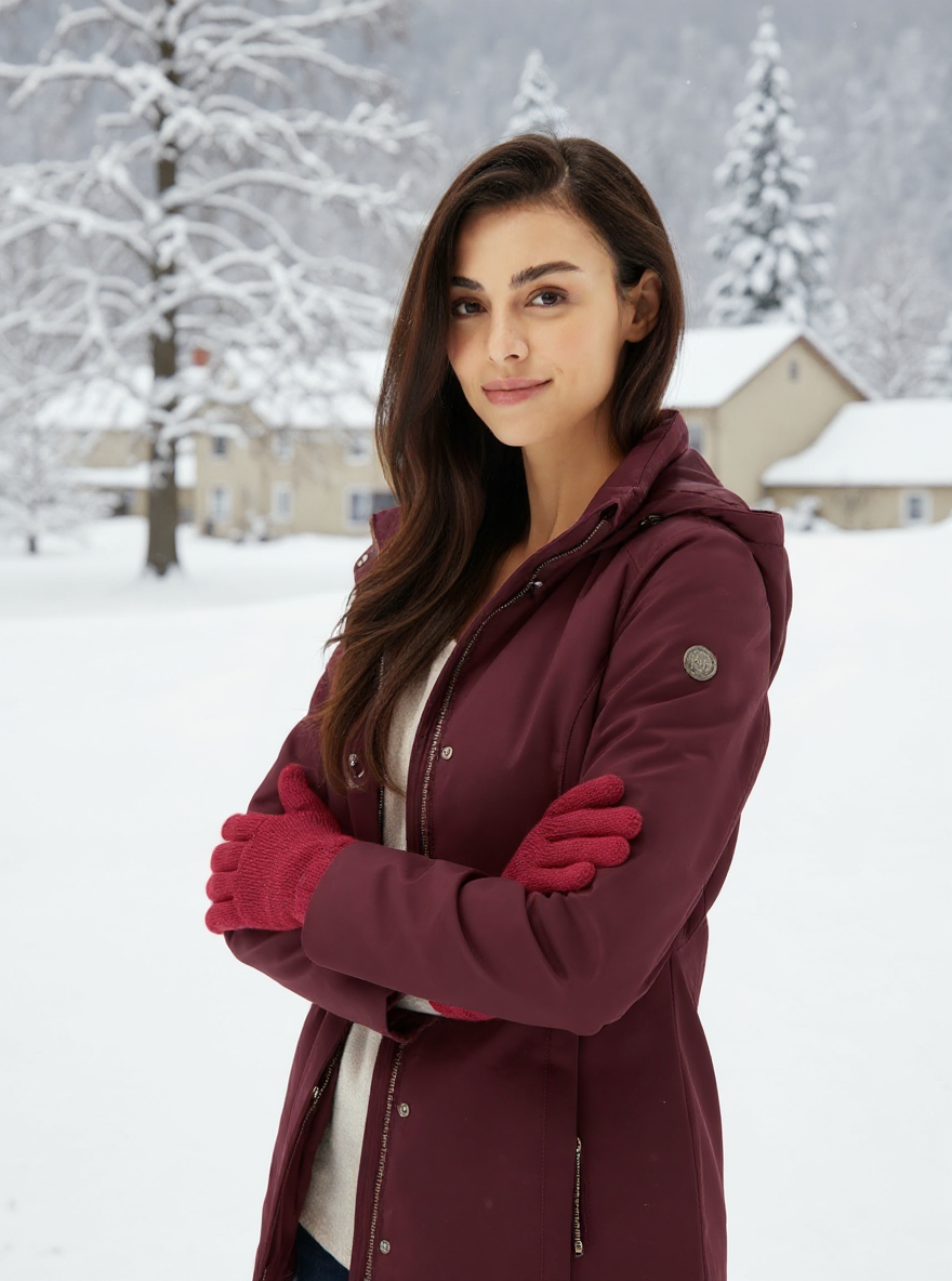 Padded finger gloves UNI made of 100% alpaca