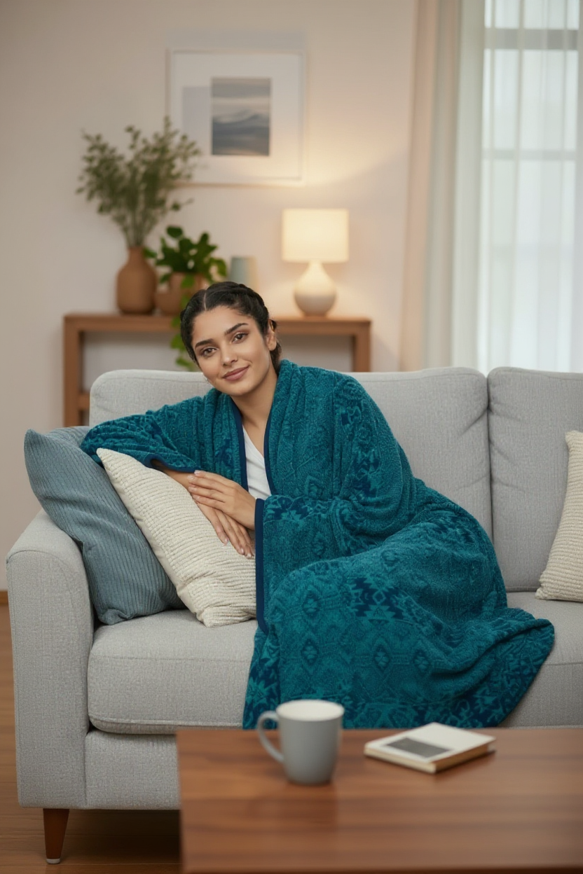 Cozy AIANA Blanket made from 100% Alpaca