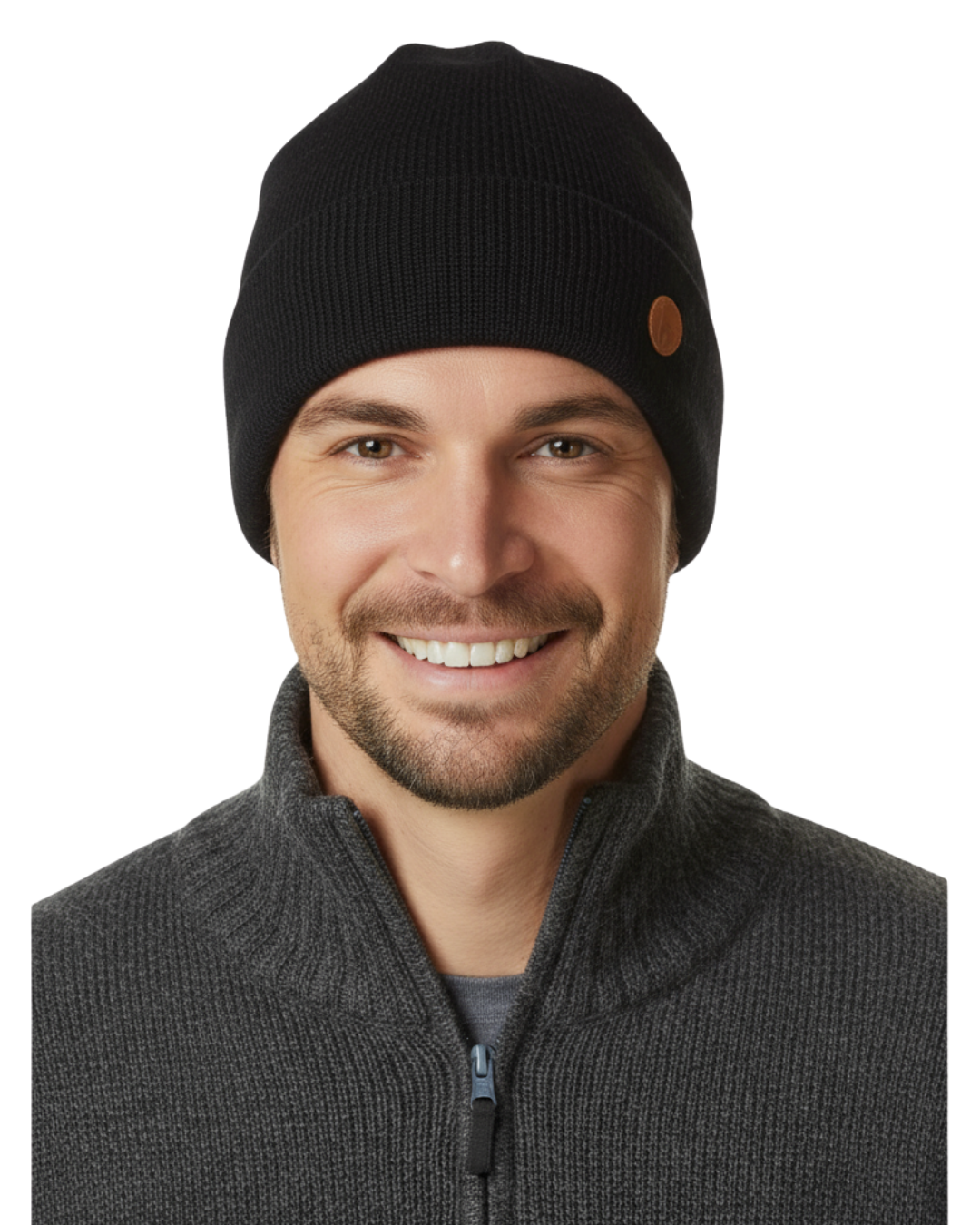 Knitted Beanie BARK made from 100% Alpaca