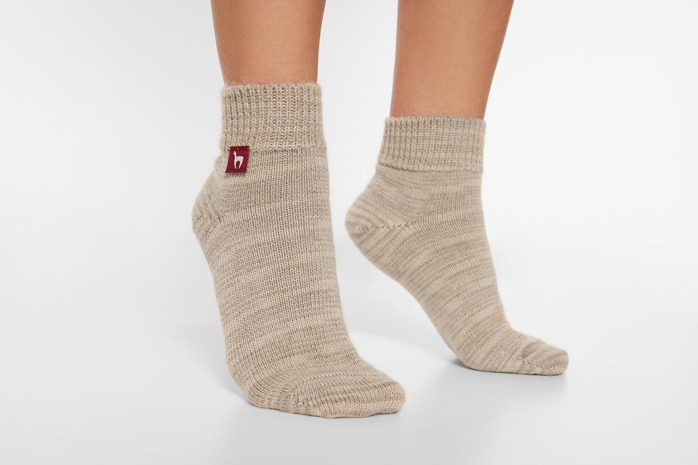 Alpaka Socken FREIZEIT meliert - 52% Alpaka
