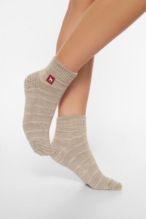 Alpaka Socken FREIZEIT meliert - 52% Alpaka