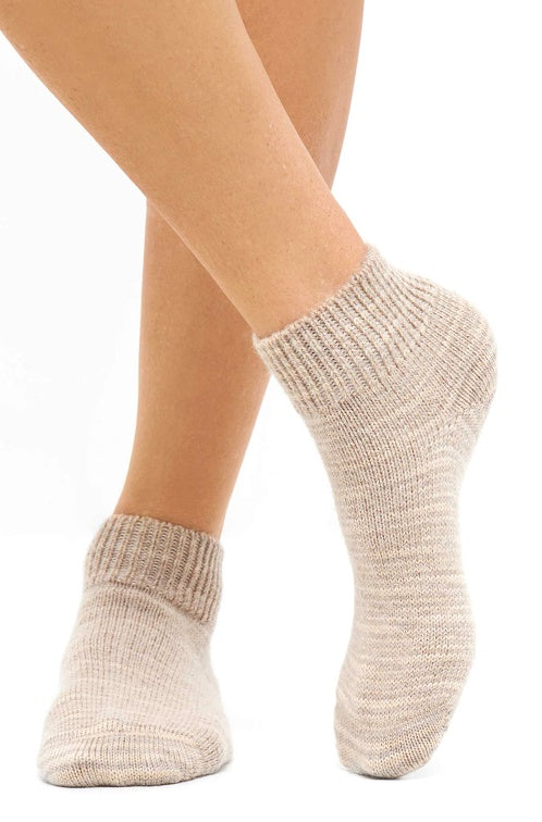 Alpaka Socken FREIZEIT meliert - 52% Alpaka