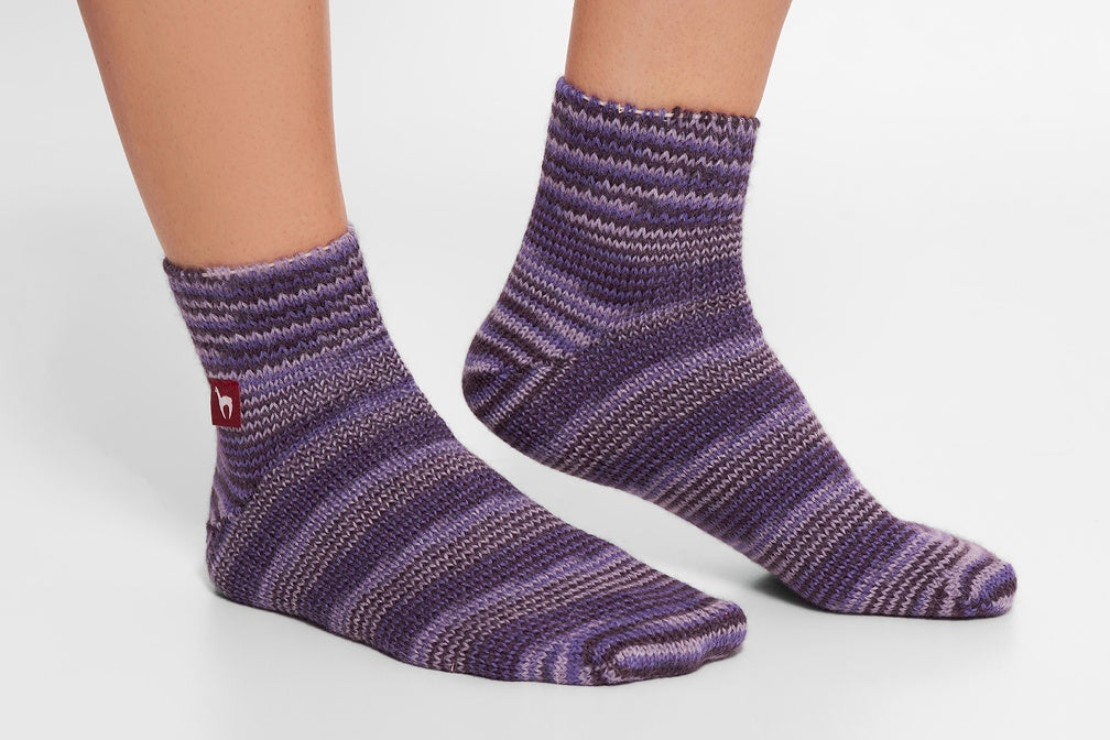 Alpaka Socken FREIZEIT meliert - 52% Alpaka