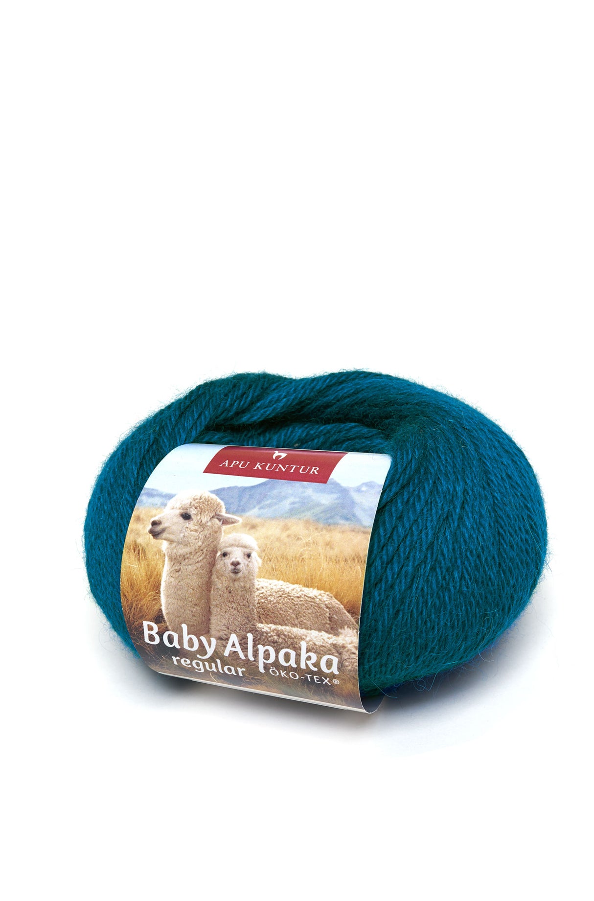 Alpaka Wolle REGULAR | 50g | 100% Alpaka | 36 Farben 19 petrolblau one-size