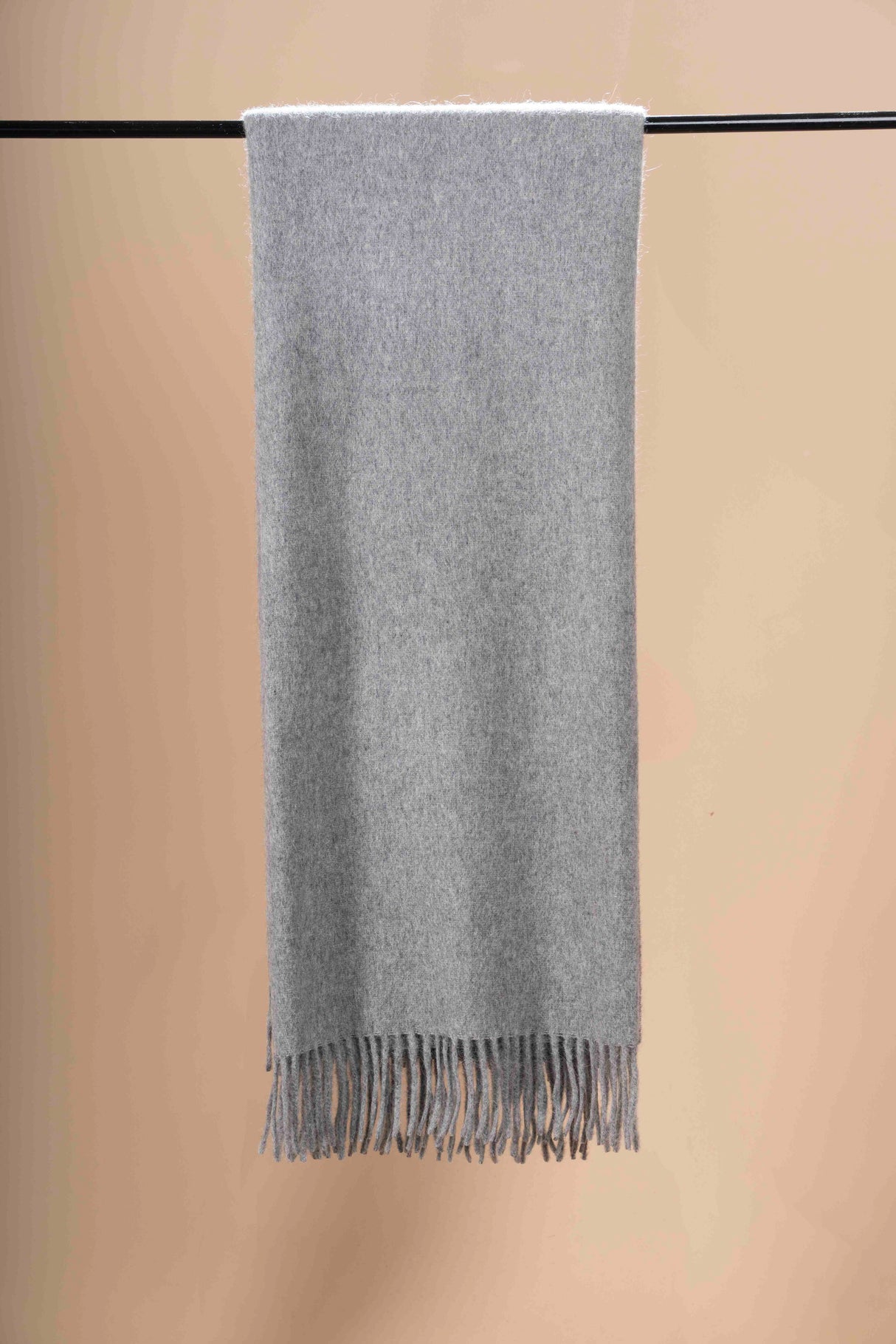 Nachhaltige Upcycling Wolldecke mit 50% Alpaka